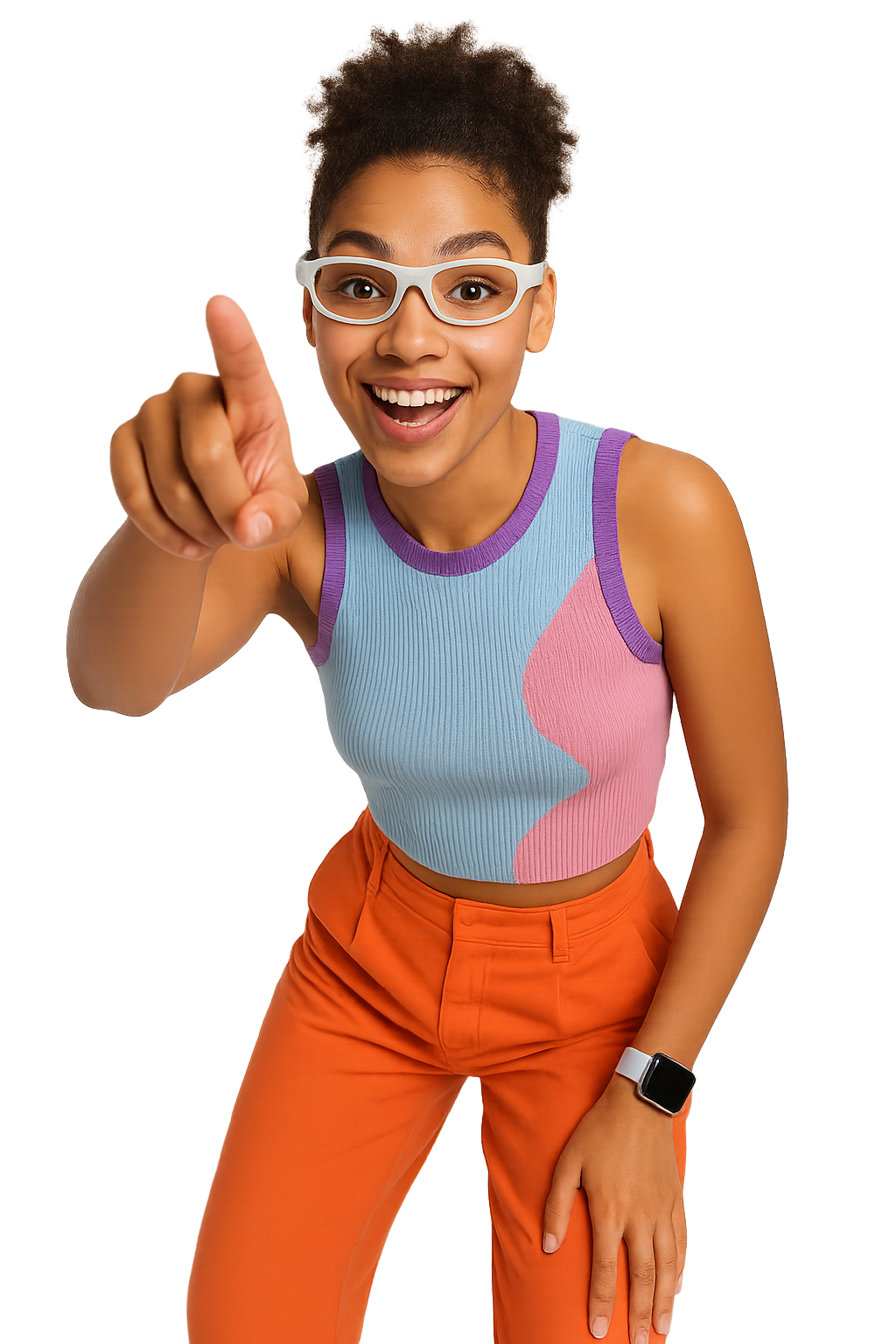 Person making bold moves